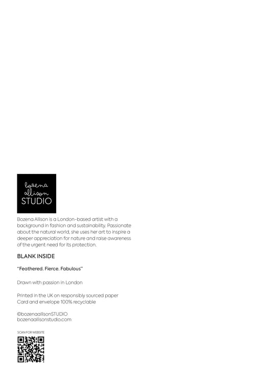 Feathered. Fierce. Fabulous