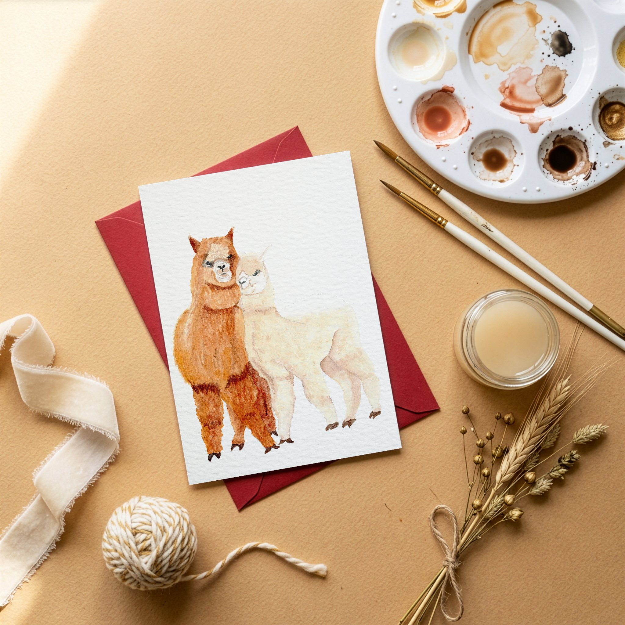 Alpaca Couple