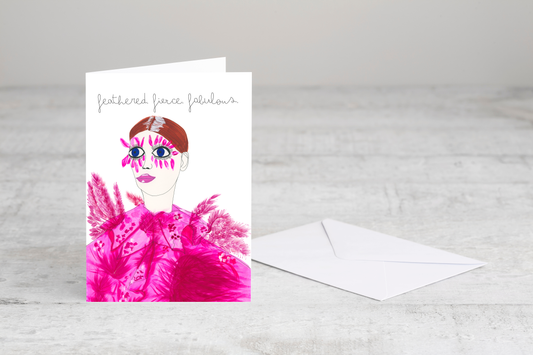 Feathered. Fierce. Fabulous